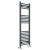 Anthracite Straight Heated Towel Rail 1200x400 mm Calda by Dolce
