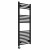 Curved Heated Towel Rail 1200x500mm Black with WIFI Button Screen Thermostatic Heating element Nebbia By Dolce