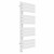 Flat Panel Designer Towel Radiator 1126mm x 500mm White with Touch Screen Thermostatic Heating element Tiziano By Dolce