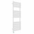 Flat Panel Heated Towel Rail 1200x450mm 12 Ladder White with Button Screen Thermostatic Heating element Solare By Dolce