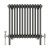 Raw Metal Quadruple Cast Iron Designer Radiator 600x605mm Vitale by Dolce