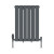 Anthracite Double Flat Panel Designer Radiator 600x408mm - Aurora by Dolce