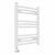 Curved Heated Towel Rail 600x500mm White with Touch Screen Thermostatic Heating element Nebbia By Dolce