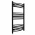 Curved Heated Towel Rail 1000x600mm Black with manual heating element Nebbia By Dolce