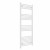 Curved Heated Towel Rail 1400x600mm White with manual heating element Nebbia By Dolce