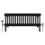 Black Quadruple Cast Iron Designer Radiator 300x830mm Vitale by Dolce
