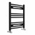Black Curved Heated Towel Rail 600x500 mm Benessere by Dolce