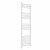Straight Heated Towel Rail 1600x500mm White with manual heating element Masaccio By Dolce