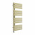 Flat Panel Designer Towel Radiator 1126mm x 500mm Brushed Brass with Touch Screen Thermostatic Heating element Tiziano By Dolce
