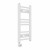 Curved Heated Towel Rail 600x300mm White with Touch Screen Thermostatic Heating element Nebbia By Dolce