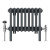 Anthracite Quadruple Cast Iron Designer Radiator 300x425mm Vitale by Dolce