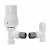 White Angled Thermostatic Radiator Valve Set Serafino by Venice