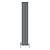 Anthracite Double Flat Panel Designer Radiator 1800x272mm - Aurora by Dolce