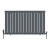 Anthracite Single Flat Panel Designer Radiator 600x1020mm - Aurora by Dolce