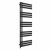 D shape Designer Towel Radiator 1600mm x 600mm Black with manual heating element Tiziano By Dolce