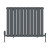 Anthracite Single Flat Panel Designer Radiator 600x748mm - Aurora by Dolce