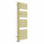 Brushed Brass Flat Panel Designer Heated Towel Rail 1380x500 mm Futura by Dolce
