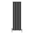 Black Double Oval Panel Designer Radiator 1600x472mm - Altea by Dolce