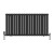 Black Single Flat Panel Designer Radiator 600x1156mm - Aurora by Dolce