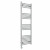 Straight Heated Towel Rail 1400x500mm Chrome with WIFI Button Screen Thermostatic Heating element Masaccio By Dolce