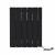 Black Ceramic Radiator with WiFi 570x535 mm Ventoso By Dolce