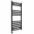 Curved Heated Towel Rail 1200x600mm Black with WIFI Button Screen Thermostatic Heating element Nebbia By Dolce