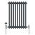 Anthracite Triple Cast Iron Designer Radiator 600x427mm Vitale by Dolce