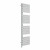 Flat Panel Designer Towel Radiator 1800mm x 500mm Chrome with WIFI Button Screen Thermostatic Heating element Tiziano By Dolce