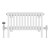 White Quadruple Cast Iron Designer Radiator 300x605mm Vitale by Dolce