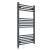 Straight Heated Towel Rail 1000x600mm Anthracite with manual heating element Masaccio By Dolce