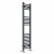 Anthracite Straight Heated Towel Rail 1200x300 mm Calda by Dolce
