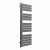 Flat Panel Designer Towel Radiator 1380mm x 500mm Gunmetal with manual heating element Tiziano By Dolce