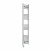 Curved Heated Towel Rail 1400x300mm Chrome with WIFI Button Screen Thermostatic Heating element Nebbia By Dolce