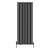 Black Double Oval Panel Designer Radiator 1600x590mm - Altea by Dolce