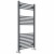 Anthracite Straight Heated Towel Rail 1200x600 mm Calda by Dolce