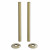 Brushed Brass Radiator Valve Set Serafino by Venice