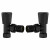 Black Angled Manual Radiator Valve Pair Serafino by Venice