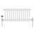 White Double Cast Iron Designer Radiator 300x605mm - Vitale by Dolce