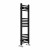 Black Straight Heated Towel Rail 1000x300 mm Calda by Dolce
