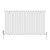 White Double Oval Panel Designer Radiator 600x1003mm - Altea by Dolce