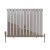 Chrome Single Flat Panel Designer Radiator 600x748mm - Aurora by Dolce