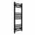Straight Heated Towel Rail 1000x400mm Black with manual heating element Masaccio By Dolce
