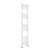 White Curved Heated Towel Rail 1800x400 mm Benessere by Dolce