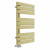Brushed Brass Flat Panel Designer Heated Towel Rail 824x500 mm Futura by Dolce