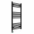 Straight Heated Towel Rail 1000x500mm Black with Button Screen Thermostatic Heating element Masaccio By Dolce