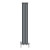 Anthracite Oval Column Vertical Designer Radiator Choice of Sizes Altea by Dolce