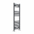 Anthracite Curved Heated Towel Rail 1200x400 mm Benessere by Dolce