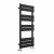 Black Flat Panel Heated Towel Rail 1000x450 mm Brunelleschi by Dolce