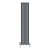 Anthracite Single Oval Panel Designer Radiator 1800x354mm - Altea by Dolce