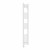 Straight Heated Towel Rail 1600x300mm White with Touch Screen Thermostatic Heating element Masaccio By Dolce
